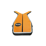 Aussie Floats Waterwood Series inflatable pontoon with non-slip teak-look deck