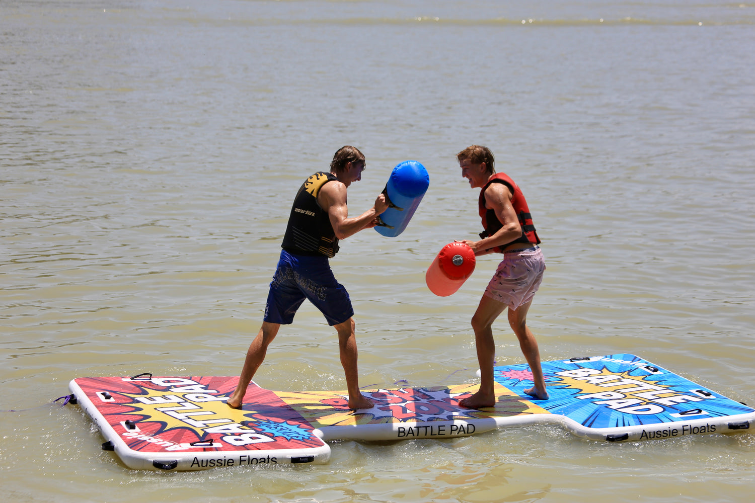 Aussie Floats Battle Pad inflatable water battle game