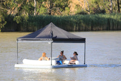Aussie Floats Party Pad floating party platform on the water